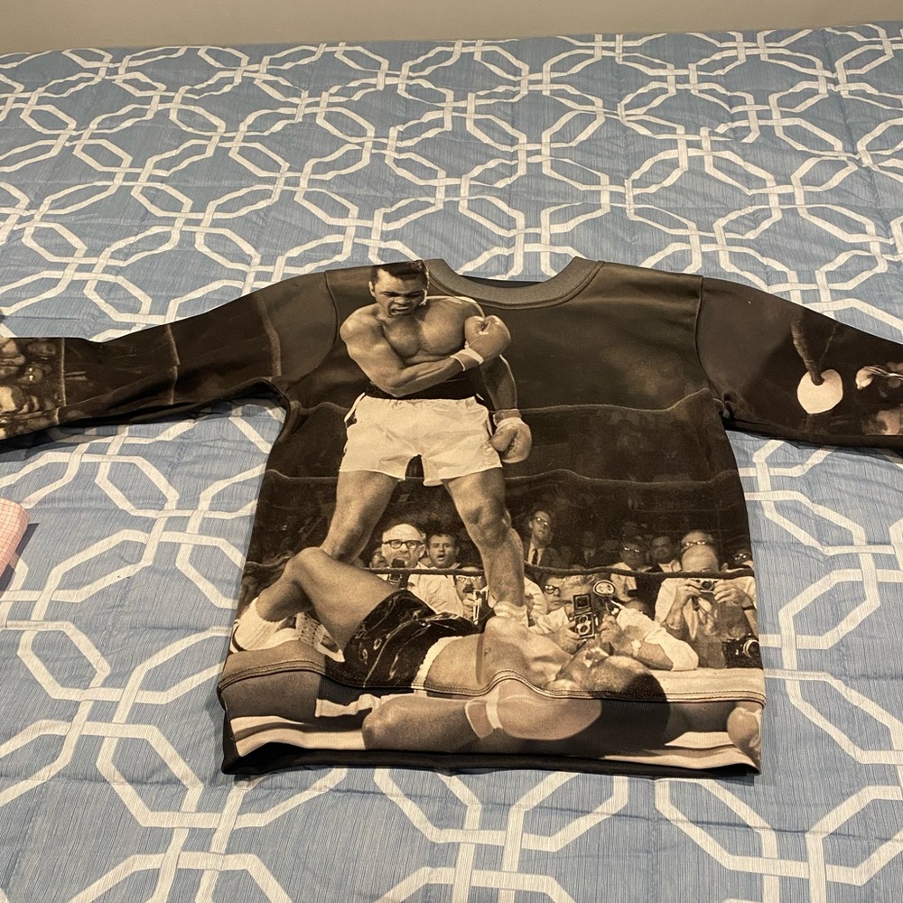 Muhammad Ali crew neck sweater